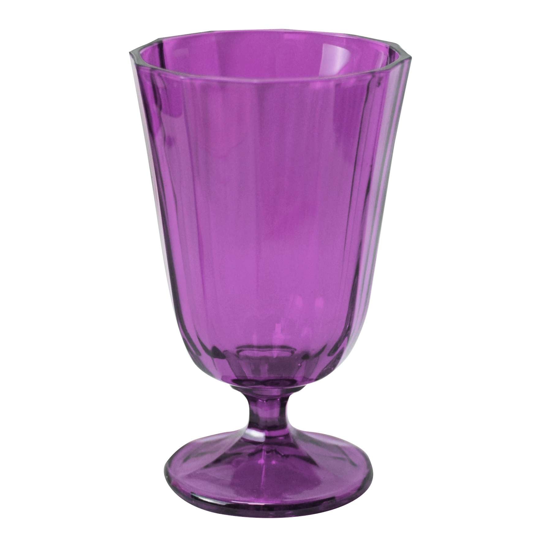 ARCUCCI - ANA LOW GLASS GLASS 25CL - SET OF 6 GLASSES - Purple